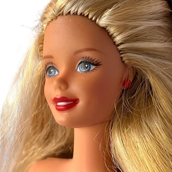 Vtg 1998 Mattel Giggles N Swing Barbie Doll Only Replacement #20333 Tested Works - Picture 8 of 16